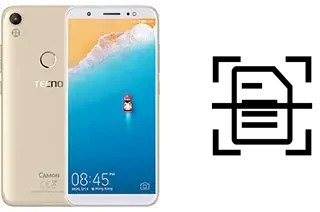 Come scannerizzare su un Tecno Camon CM