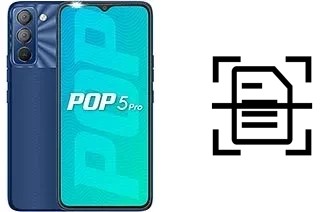 Come scannerizzare su un Tecno Pop 5 Pro