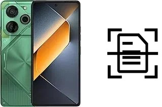 Come scannerizzare su un Tecno Pova 6 Pro