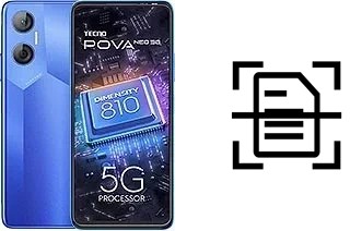 Come scannerizzare su un Tecno Pova Neo 5G