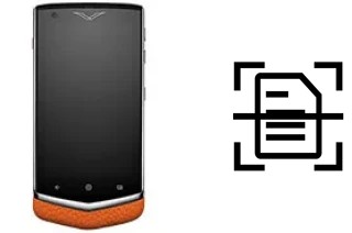 Come scannerizzare su un Vertu Constellation 2013