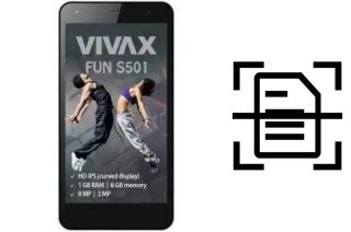 Come scannerizzare su un Vivax Fun S501