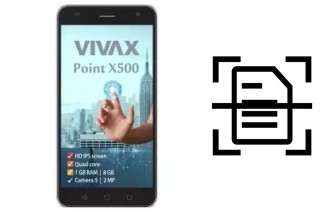 Come scannerizzare su un Vivax Point X500