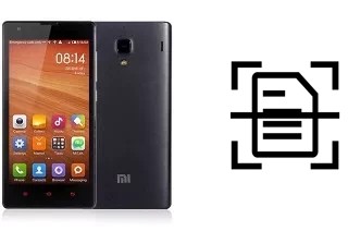 Come scannerizzare su un Xiaomi Redmi 1S