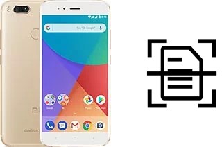 Come scannerizzare su un Xiaomi Mi A1 (Mi 5X)