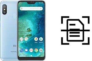 Come scannerizzare su un Xiaomi Mi A2 Lite