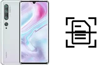 Come scannerizzare su un Xiaomi Mi CC9 Pro