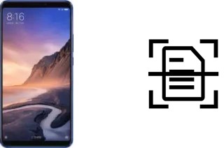 Come scannerizzare su un Xiaomi Mi Max 3 Pro