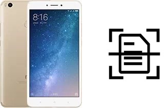 Come scannerizzare su un Xiaomi Mi Max 2