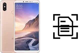 Come scannerizzare su un Xiaomi Mi Max 3