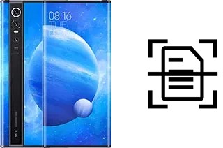 Come scannerizzare su un Xiaomi Mi Mix Alpha