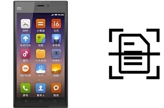 Come scannerizzare su un Xiaomi Mi 3 TD