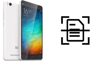 Come scannerizzare su un Xiaomi Mi 4i