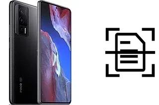 Come scannerizzare su un Xiaomi Poco F5 Pro