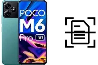 Come scannerizzare su un Xiaomi Poco M6 Pro