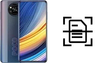 Come scannerizzare su un Xiaomi Poco X3 Pro