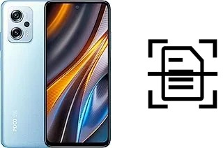 Come scannerizzare su un Xiaomi Poco X4 GT