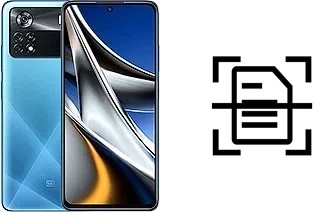 Come scannerizzare su un Xiaomi Poco X4 Pro 5G