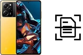 Come scannerizzare su un Xiaomi Poco X5 Pro