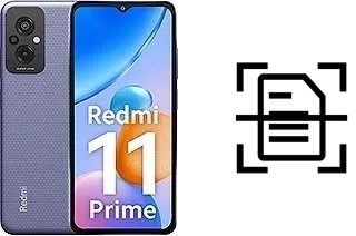 Come scannerizzare su un Xiaomi Redmi 11 Prime