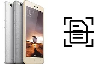 Come scannerizzare su un Xiaomi Redmi 3