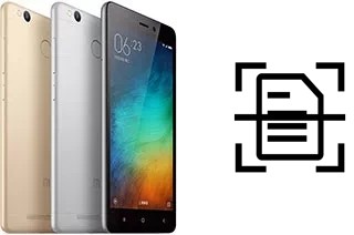 Come scannerizzare su un Xiaomi Redmi 3 Pro