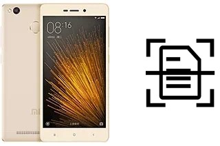 Come scannerizzare su un Xiaomi Redmi 3x