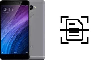 Come scannerizzare su un Xiaomi Redmi 4 (China)