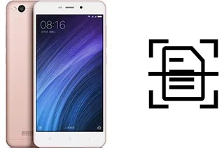 Come scannerizzare su un Xiaomi Redmi 4a