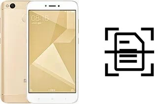 Come scannerizzare su un Xiaomi Redmi 4 (4X)