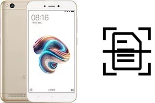 Come scannerizzare su un Xiaomi Redmi 5A