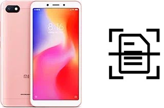 Come scannerizzare su un Xiaomi Redmi 6A