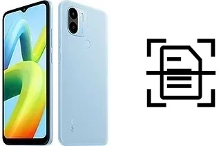 Come scannerizzare su un Xiaomi Redmi A1+