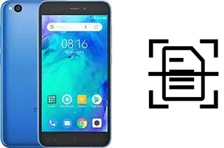 Come scannerizzare su un Xiaomi Redmi Go