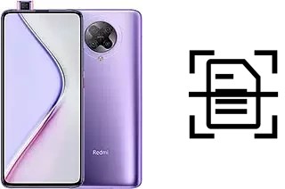 Come scannerizzare su un Xiaomi Redmi K30 Pro Zoom