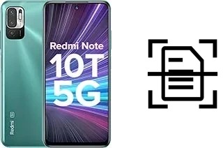 Come scannerizzare su un Xiaomi Redmi Note 10T 5G