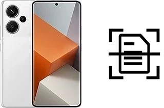 Come scannerizzare su un Xiaomi Redmi Note 13 Pro+