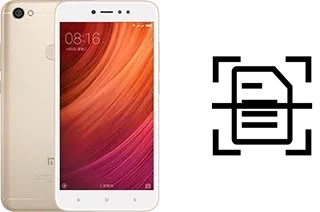 Come scannerizzare su un Xiaomi Redmi Note 5A Standard Edition