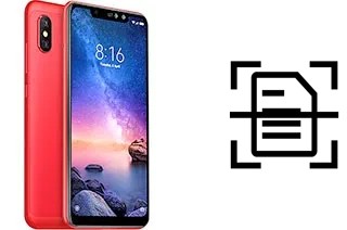 Come scannerizzare su un Xiaomi Redmi Note 6 Pro