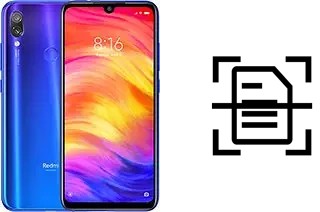 Come scannerizzare su un Xiaomi Redmi Note 7 Pro