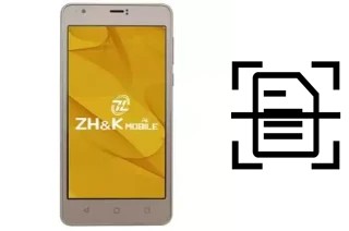 Come scannerizzare su un ZH-K Mobile Spark 3