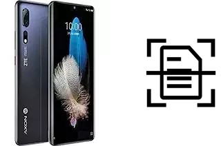 Come scannerizzare su un ZTE Axon 10s Pro 5G