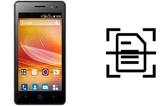 Come scannerizzare su un ZTE Blade Q Pro