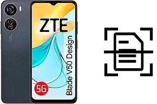 Come scannerizzare su un ZTE Blade V50 Design