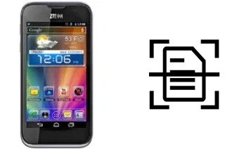 Come scannerizzare su un ZTE Grand X LTE T82