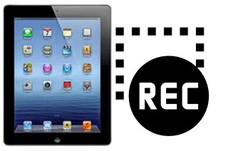 Registrare lo schermo su Apple iPad 4 Wi-Fi + Cellular