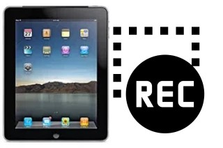 Registrare lo schermo su Apple iPad Wi-Fi + 3G