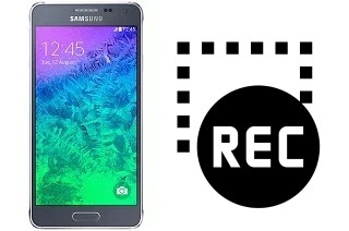 Registrare lo schermo su Samsung Galaxy Alpha (S801)