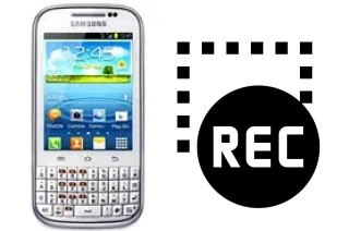 Registrare lo schermo su Samsung Galaxy Chat B5330