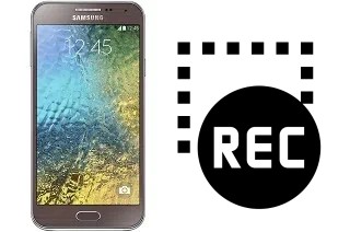 Registrare lo schermo su Samsung Galaxy E5